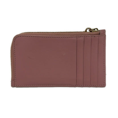 Dior Coin Case Lady Pink L-shaped Zipper Leather — view 2