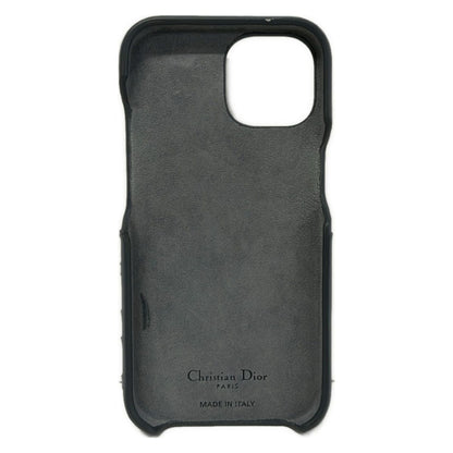 Dior Mobile Phone Case Lady Blue Gray Leather — view 2