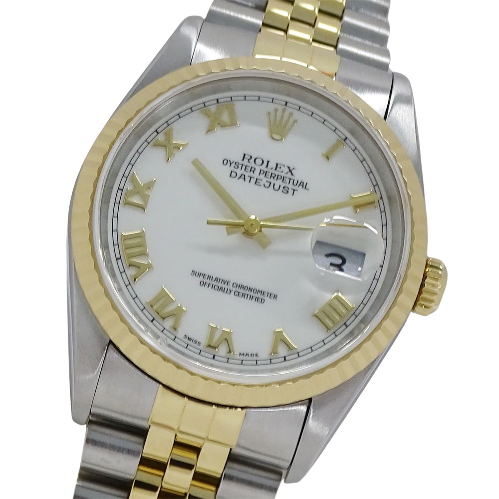 Rolex Datejust T Watch Automatic Winding at Stainless Steel Gold YG Combination