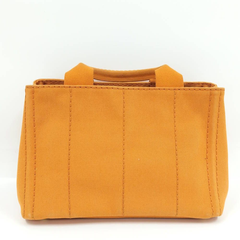 Prada Canapa Handbag Canvas Orange — view 2