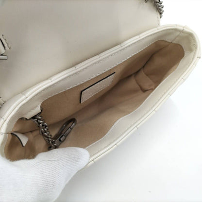 Gucci Shoulder Bag Marmont White Leather — view 7