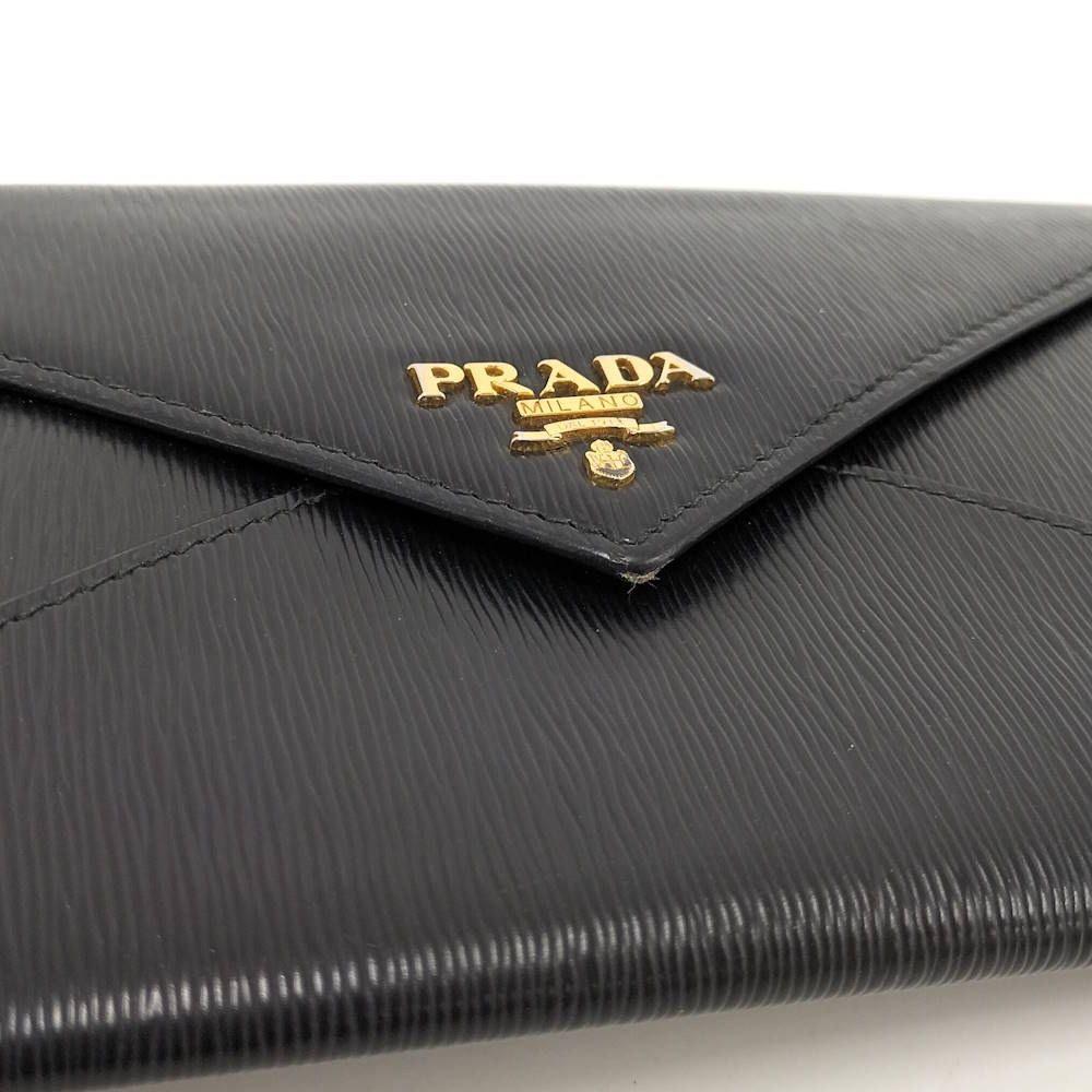 Prada Envelope Vitello Move Wallet Nero — view 7