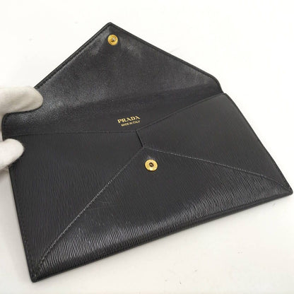 Prada Envelope Vitello Move Wallet Nero — view 2