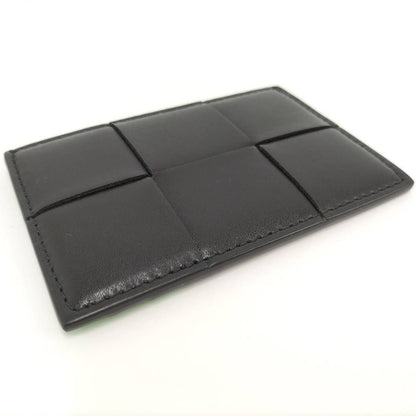 Bottega Veneta Card Case Maxi Intrecciato Leather Black — view 4
