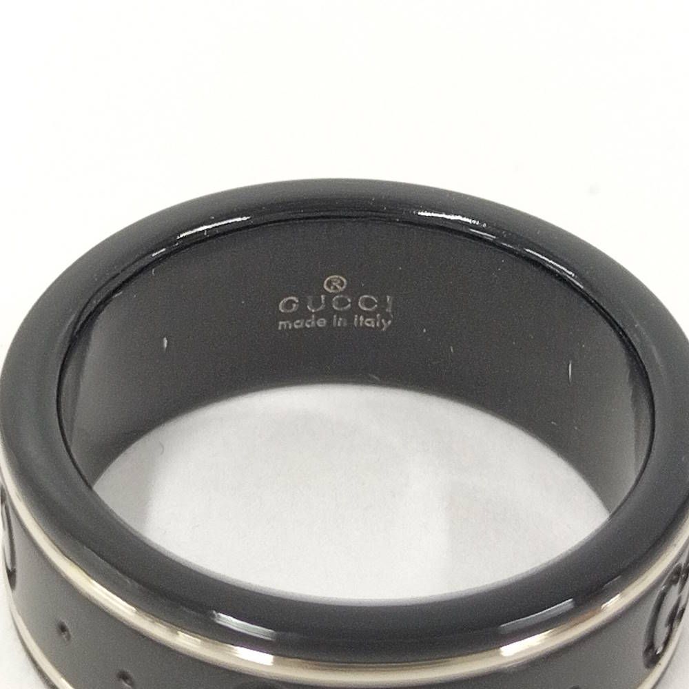 Gucci Icon Ring Ceramic Black Gold — view 5