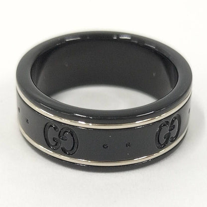Gucci Icon Ring Ceramic Black Gold — view 2