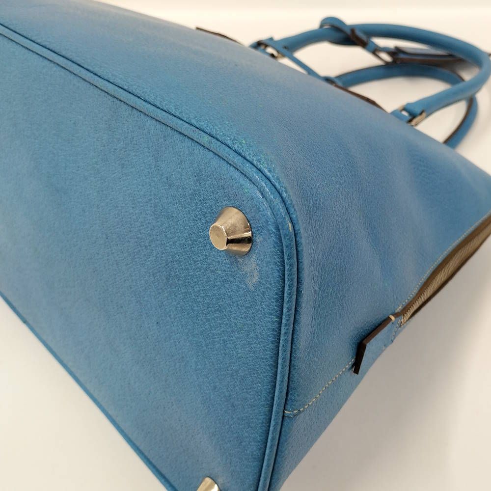 Prada Handbag Leather Blue — view 3