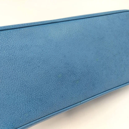 Prada Handbag Leather Blue — view 7