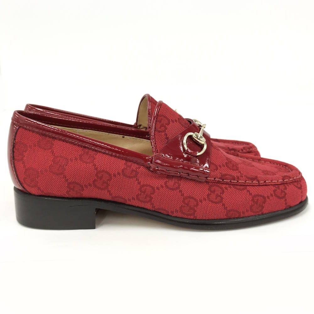 Gucci Loafers Horsebit Canvas 36c — view 3