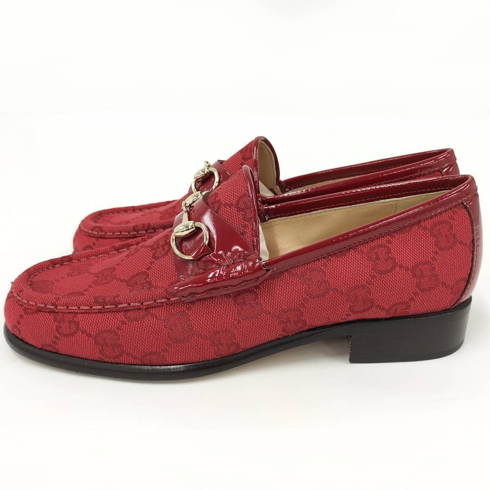 Gucci Loafers Horsebit Canvas 36c — view 2