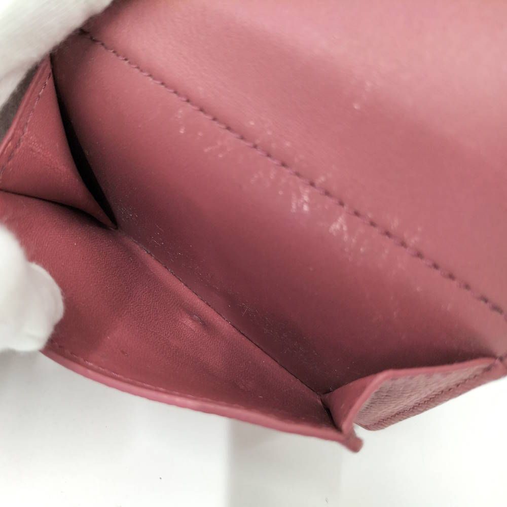 Loewe Trifold Wallet Anagram Leather Pink — view 8