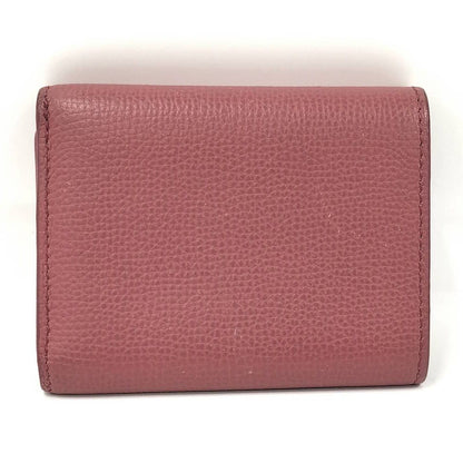 Loewe Trifold Wallet Anagram Leather Pink — view 5