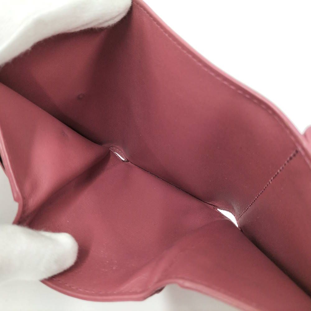 Loewe Trifold Wallet Anagram Leather Pink — view 9