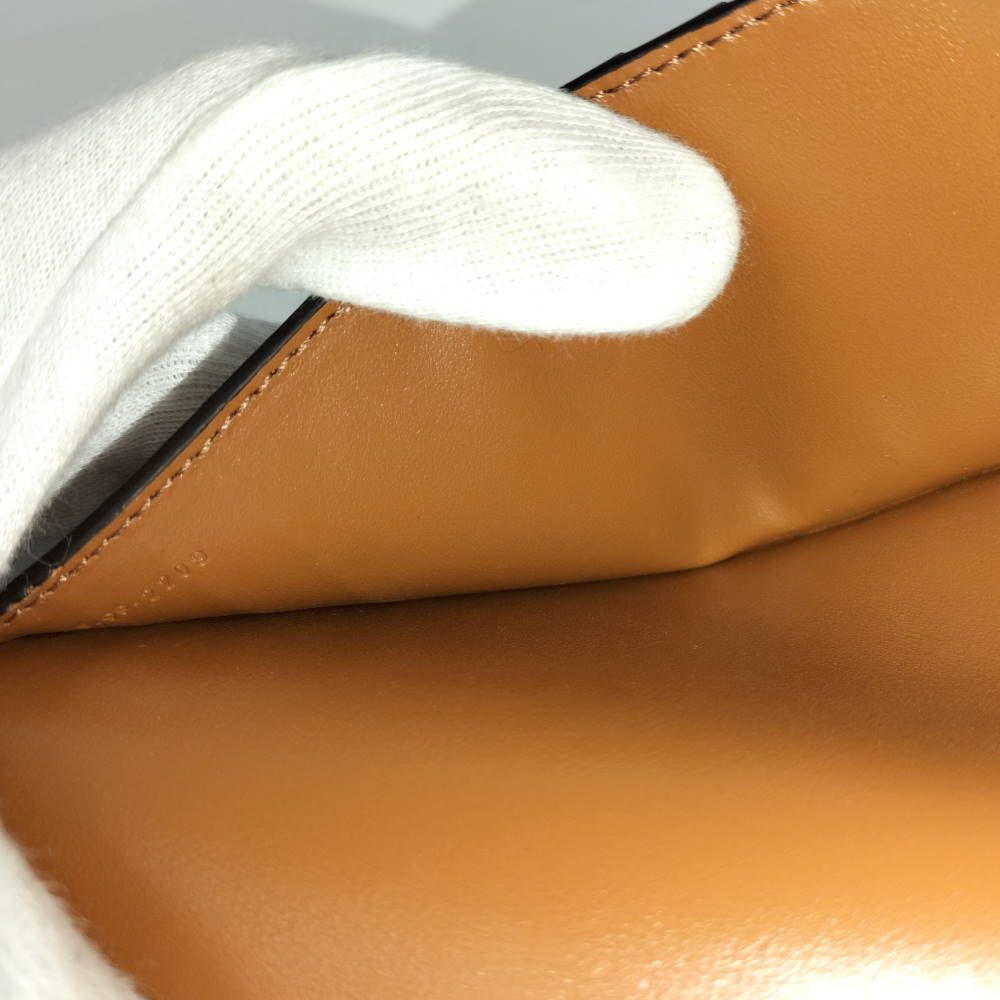 Celine Passport Case Triomphe Leather Brown — view 8
