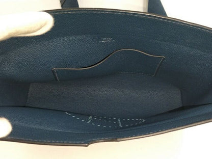 Hermes Vidoposh Shoulder Bag Togo Navy — view 8