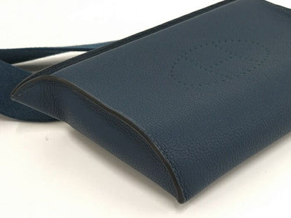 Hermes Vidoposh Shoulder Bag Togo Navy — view 4