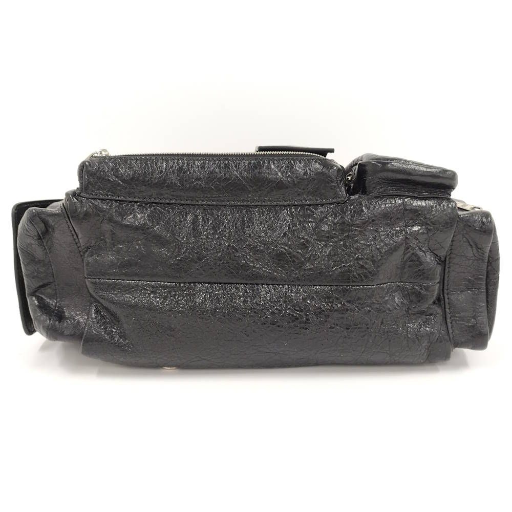 Balenciaga Super Business Shoulder Bag Leather Black — view 7