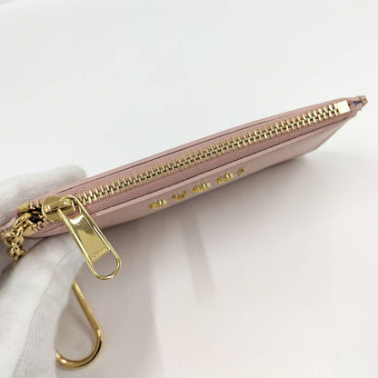 Gucci Script Coin Case Leather Pink — view 7