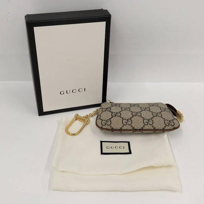 Gucci Coin Case GG Supreme Coating Brown — view 8
