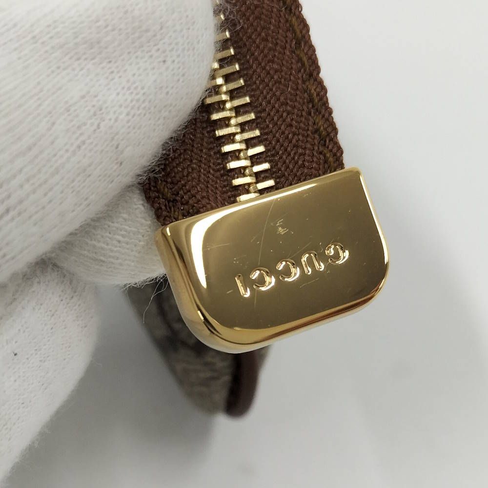 Gucci Coin Case GG Supreme Coating Brown — view 5