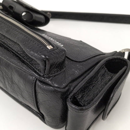 Balenciaga Super Business Shoulder Bag Leather Black — view 3