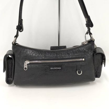 Balenciaga Super Business Shoulder Bag Leather Black — view 2