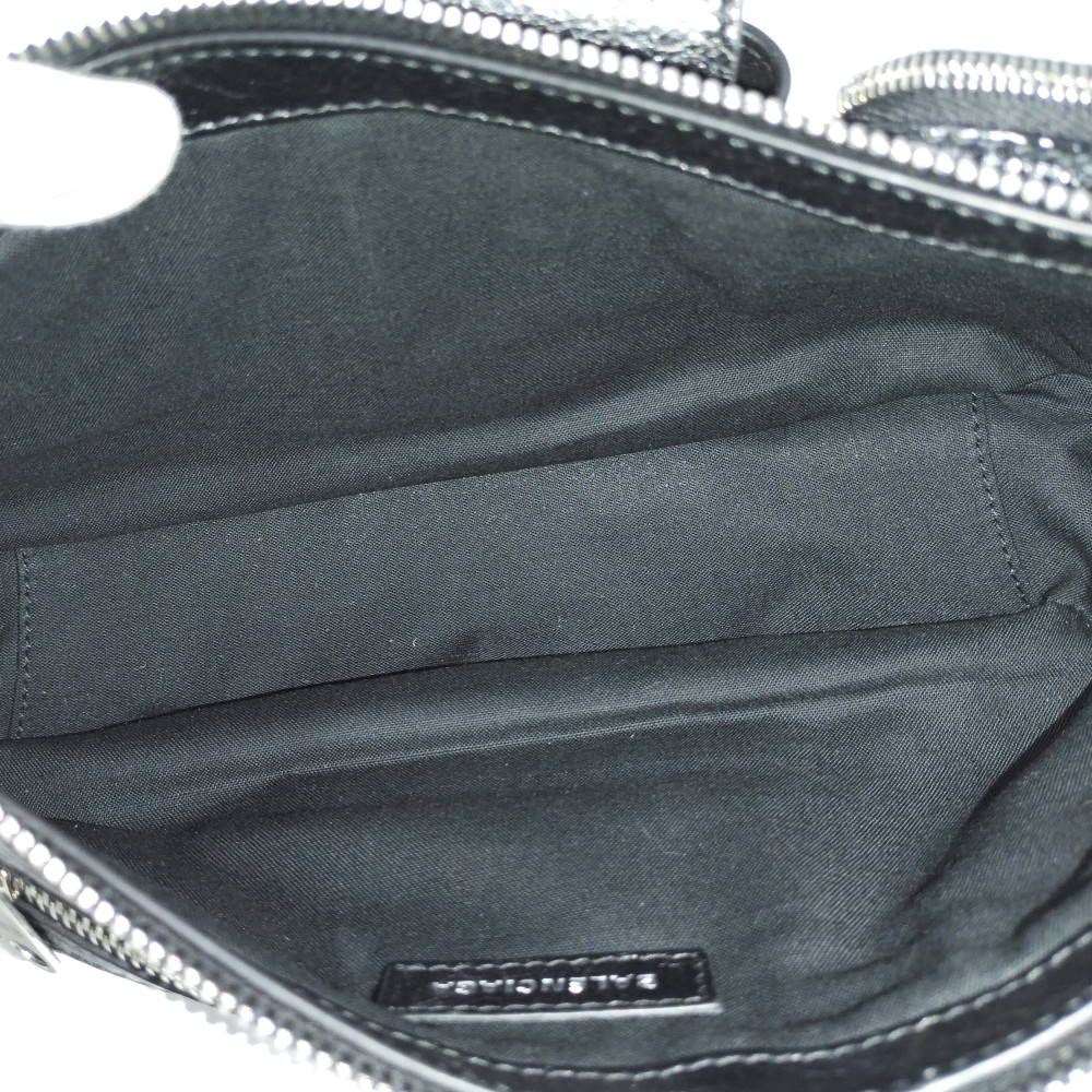 Balenciaga Super Business Shoulder Bag Leather Black — view 9
