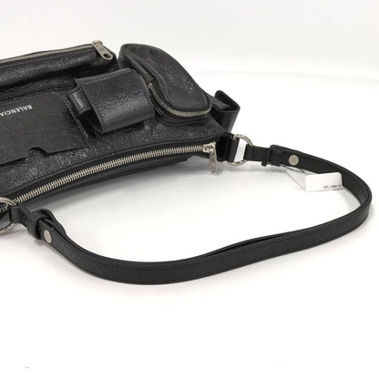 Balenciaga Super Business Shoulder Bag Leather Black — view 4
