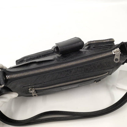 Balenciaga Super Business Shoulder Bag Leather Black — view 6