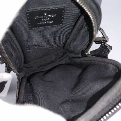 Louis Vuitton Double Phone Pouch Monogram Eclipse Reverse — view 8