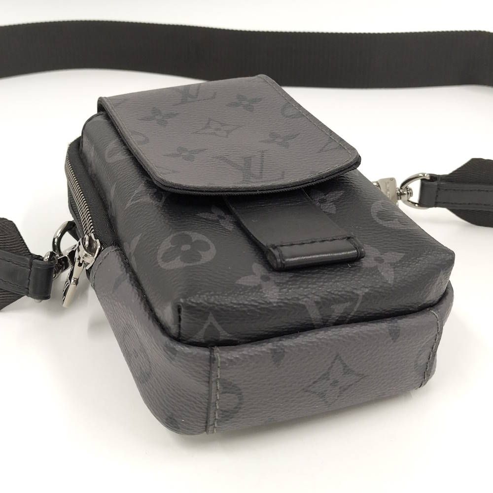 Louis Vuitton Double Phone Pouch Monogram Eclipse Reverse — view 5