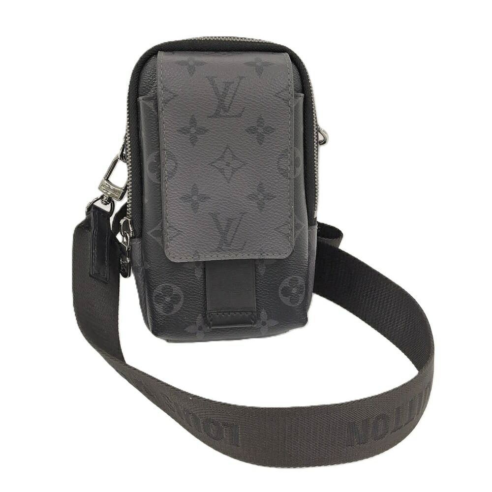 Louis Vuitton Double Phone Pouch Monogram Eclipse Reverse