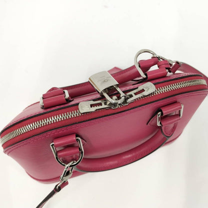 Louis Vuitton Alma BB 2-Way Handbag Epi Leather Hot Pink — view 6