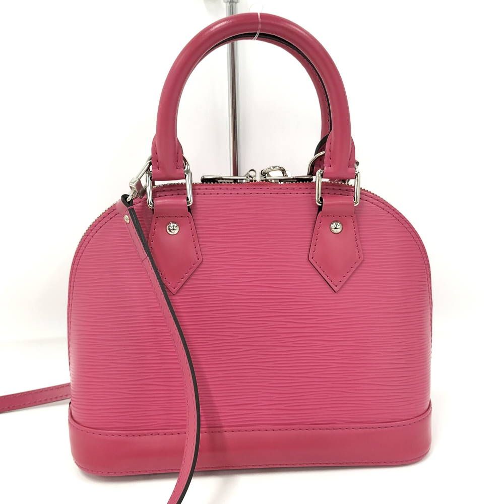 Louis Vuitton Alma BB 2-Way Handbag Epi Leather Hot Pink — view 2