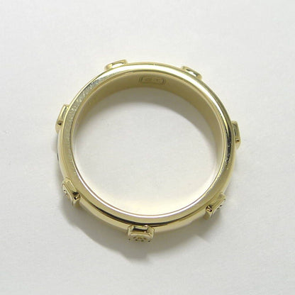 Harry Winston Ring HW Logo 18k Yellow Gold — view 2