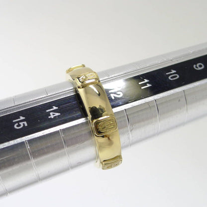 Harry Winston Ring HW Logo 18k Yellow Gold — view 7