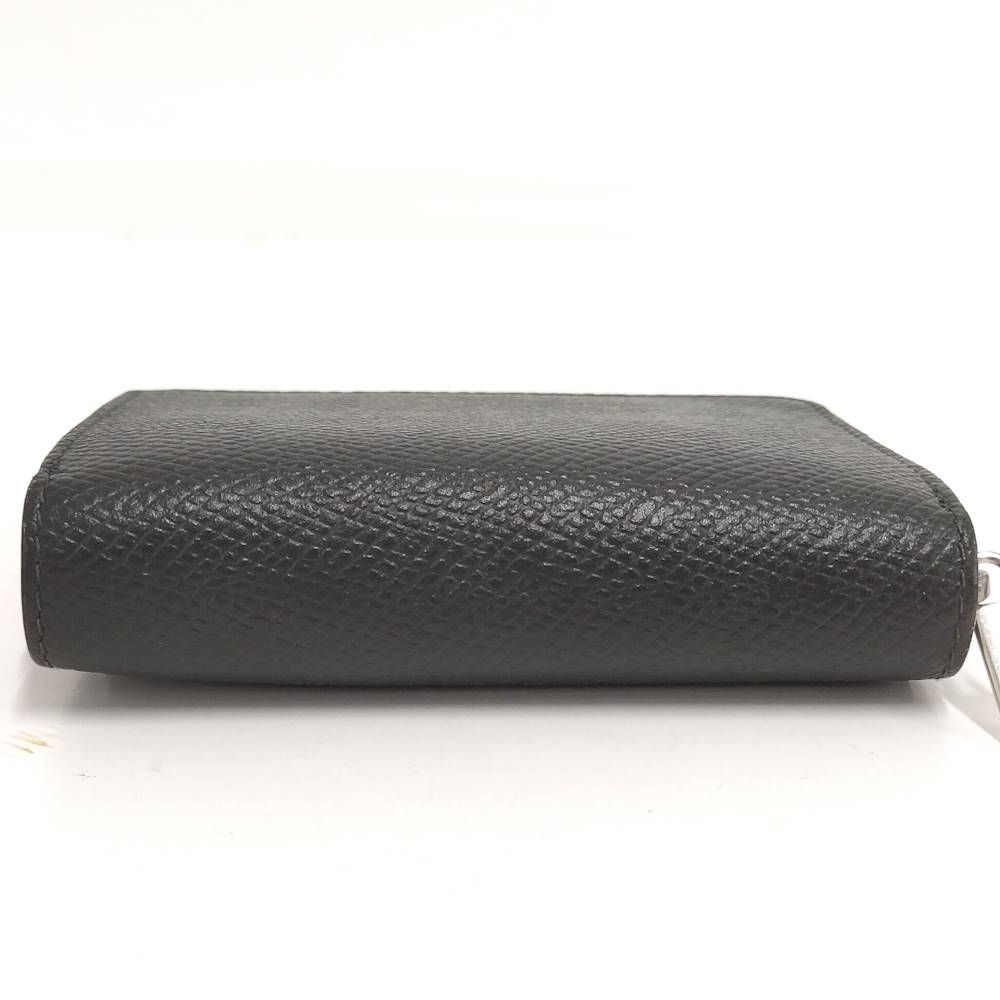 Celine Small Zip Wallet Compact Leather Dark Gray — view 7