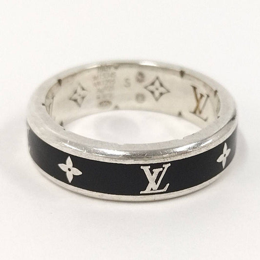 Louis Vuitton Ring Spike Silver Black