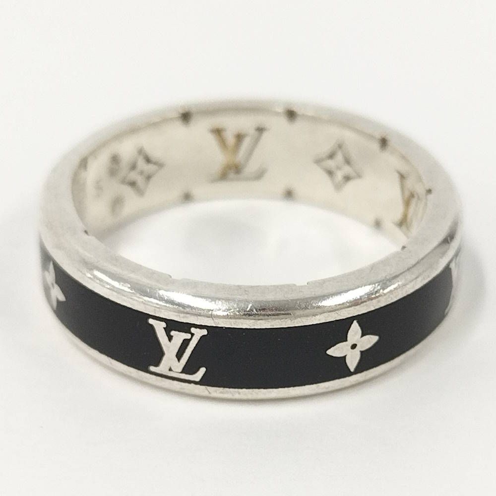 Louis Vuitton Ring Spike Silver Black — view 4