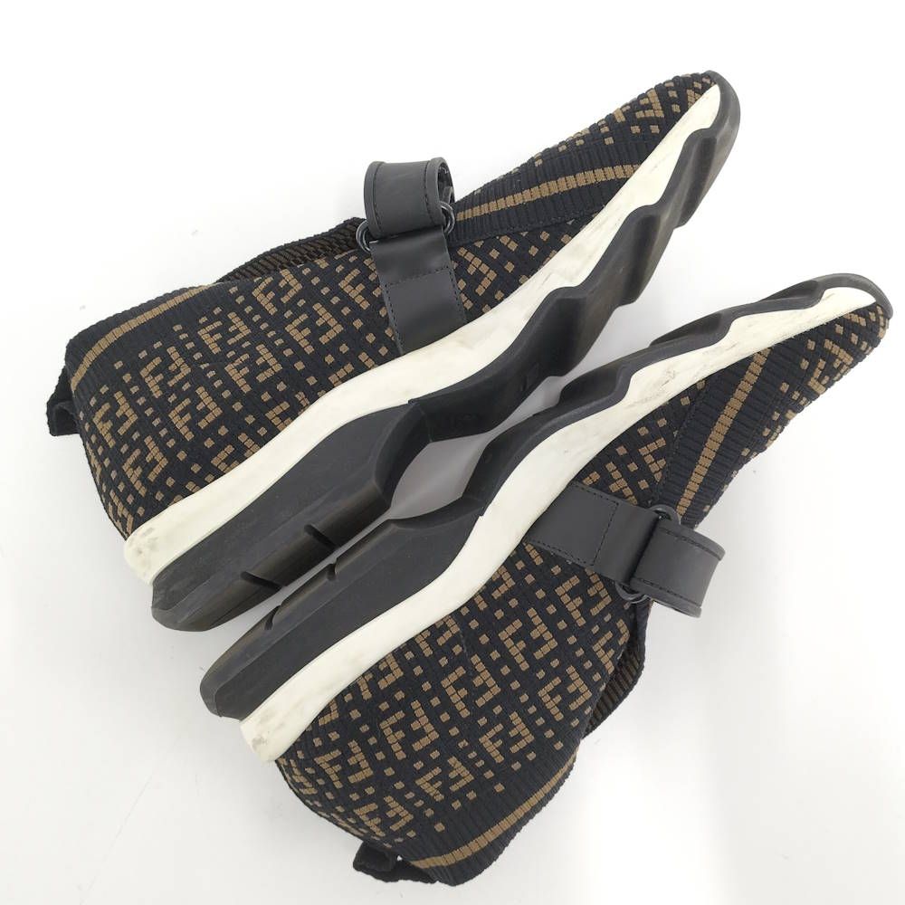 Fendi Zucchino Sneakers Black Khaki — view 4