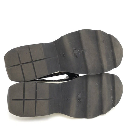 Fendi Zucchino Sneakers Black Khaki — view 8
