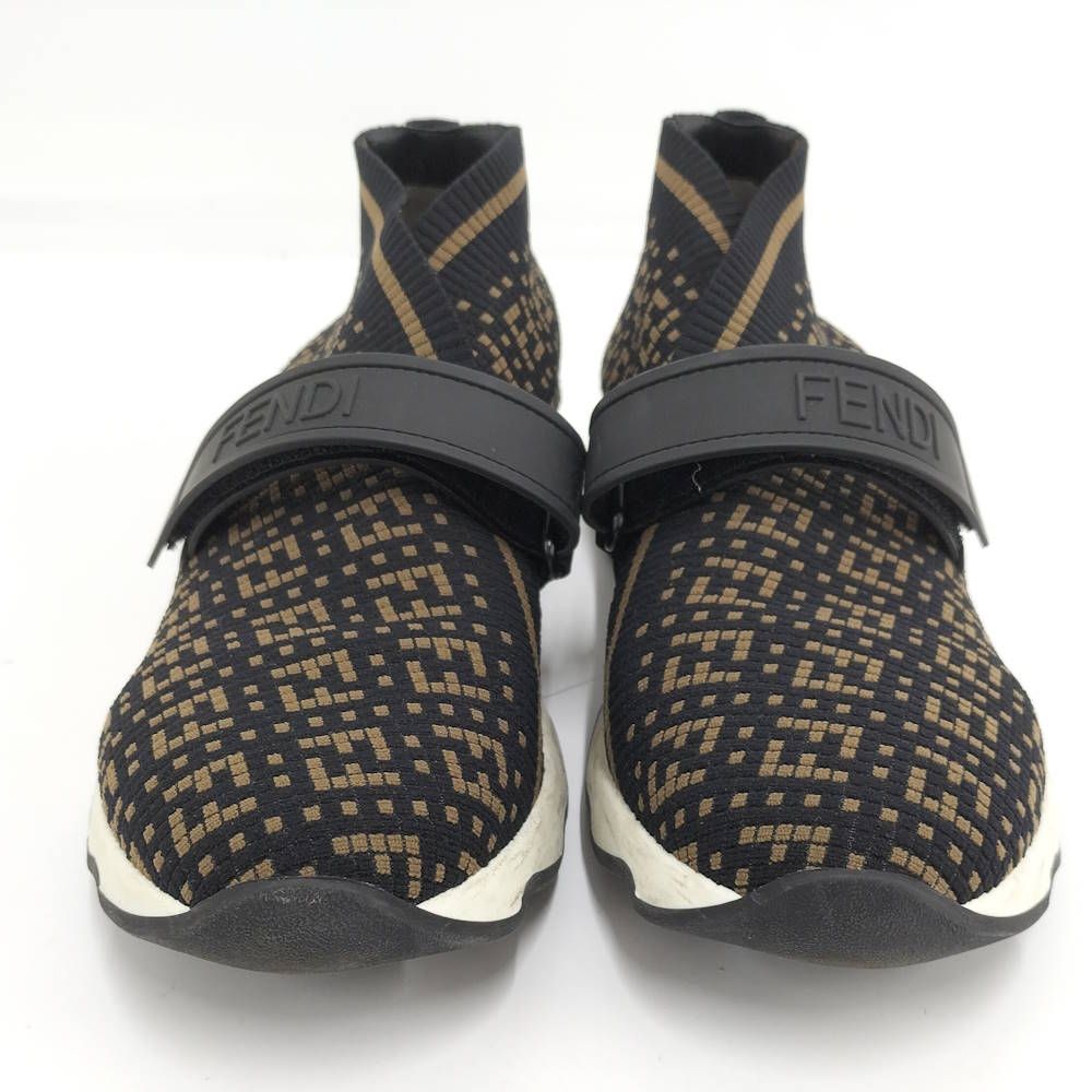 Fendi Zucchino Sneakers Black Khaki — view 6