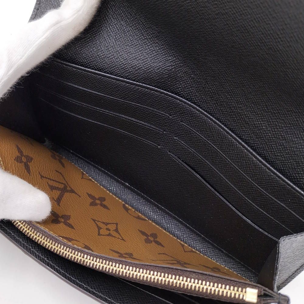 Louis Vuitton Bifold Wallet Portefeuille Sarah Monogram Giant — view 9