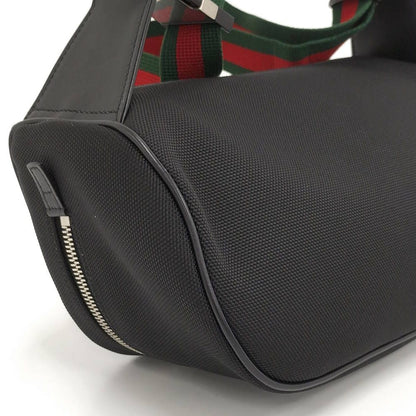 Gucci Shoulder Bag Nylon Canvas Black — view 5