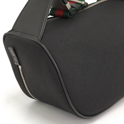 Gucci Shoulder Bag Nylon Canvas Black — view 5