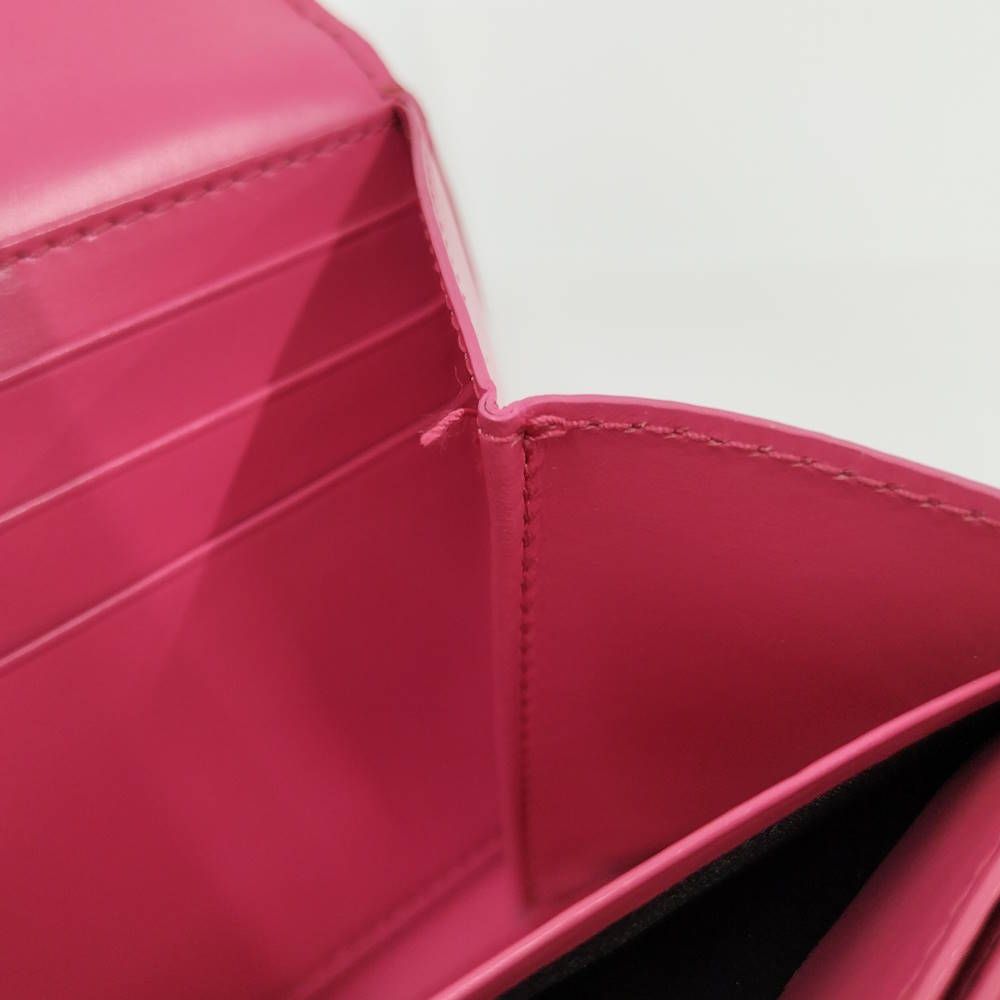 Saint Laurent Wallet Leather Pink — view 7