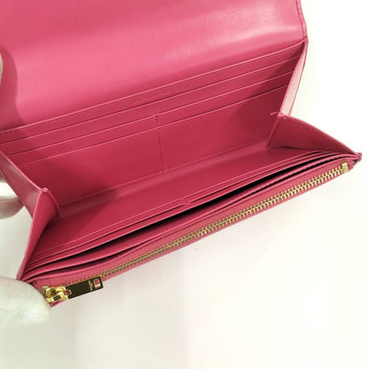 Saint Laurent Wallet Leather Pink — view 2