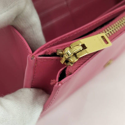 Saint Laurent Wallet Leather Pink — view 8