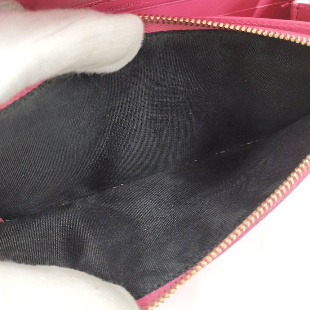 Saint Laurent Wallet Leather Pink — view 9