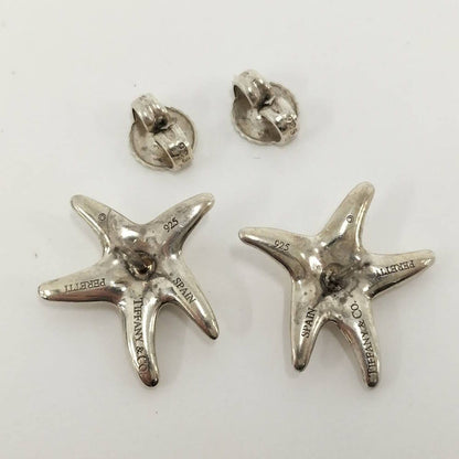 Tiffany & Co Star Fish Earrings Silver — view 9